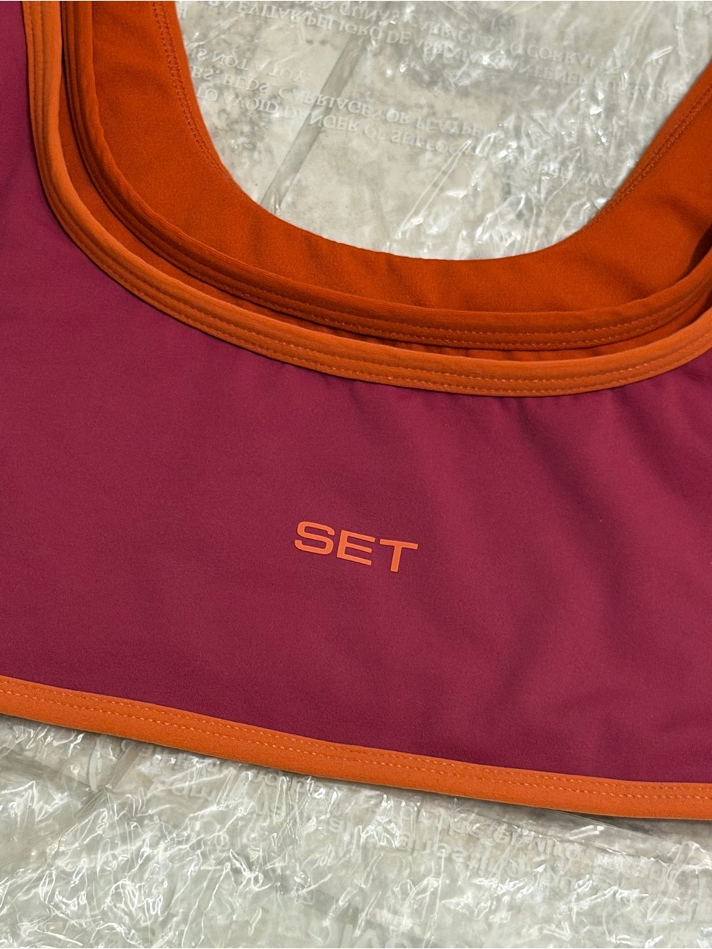 Set Active Aeraline Breathe Layer Scoop Bra Heatwave Limited Edition Medium BNWT - Picture 5 of 8